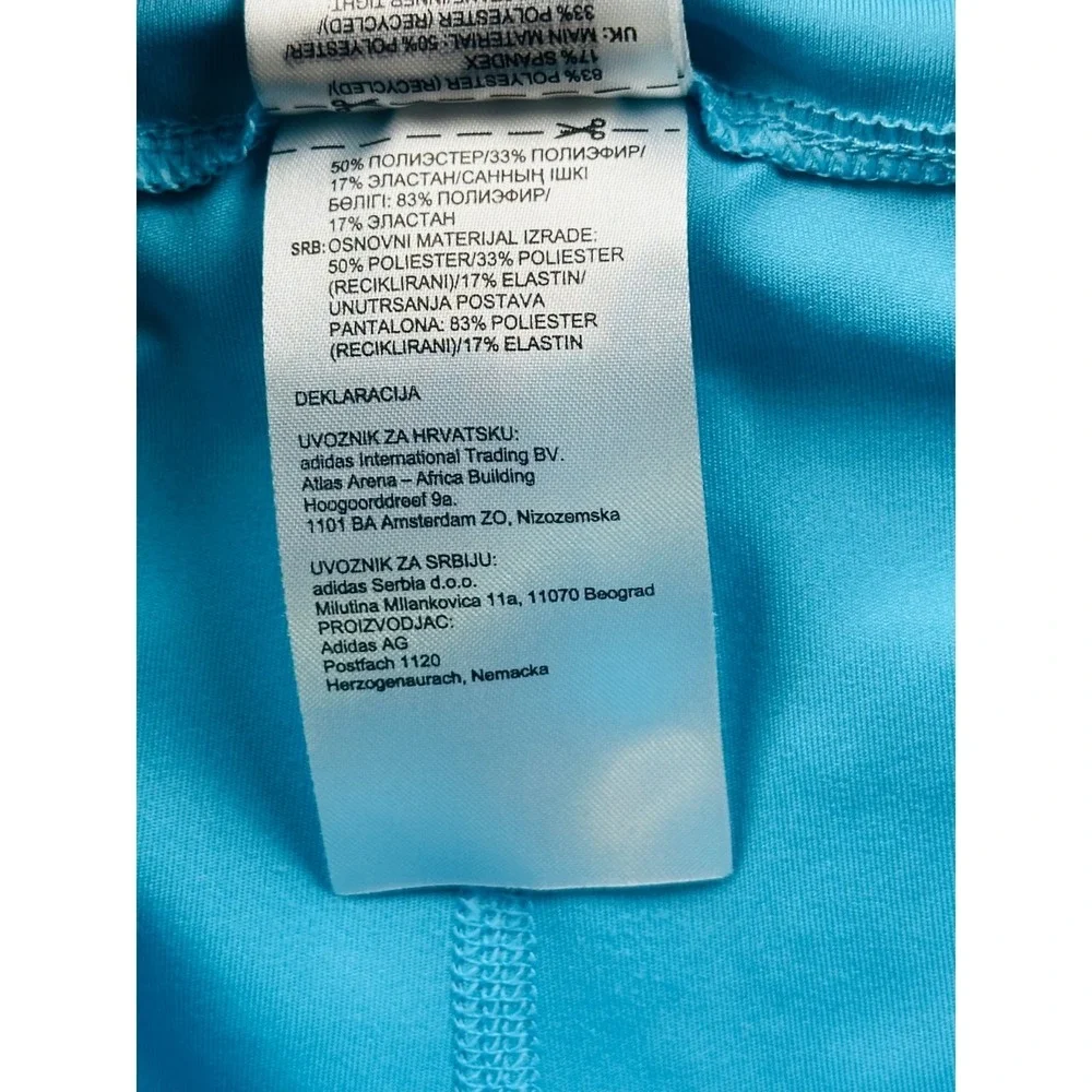 Adidas Skort Women XS Blue Athletic‎ Pockets Stretch Pull On Tennis Activewear